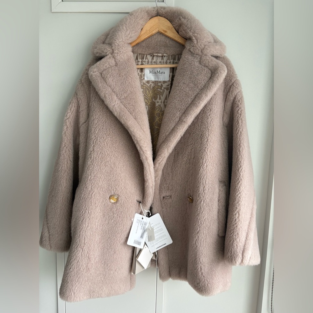 Max Mara Cuba Beige alpaca coat